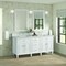 James Martin Vanities 72'' Double Vanity, Bright White w/ 3 CM Eternal Jasmine Pearl Quartz Top 424-V72-BW-3EJP - alternate 2